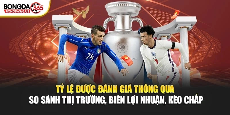 Tỷ lệ được đánh giá thông qua so sánh thị trường, biên lợi nhuận, kèo chấp